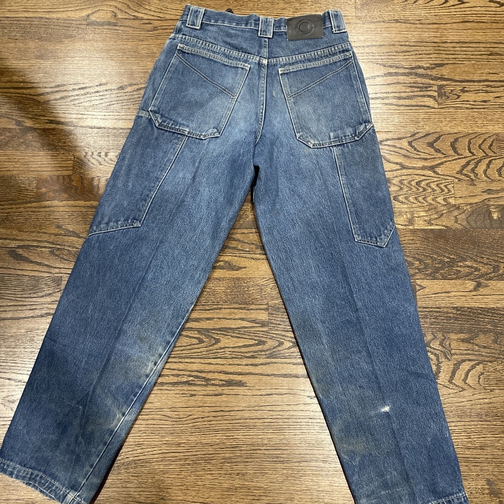 Vintage Rodin Rodin Skater Jeans Mens 32 Baggy Loose Distressed Wide Leg Y2K - Picture 6 of 8